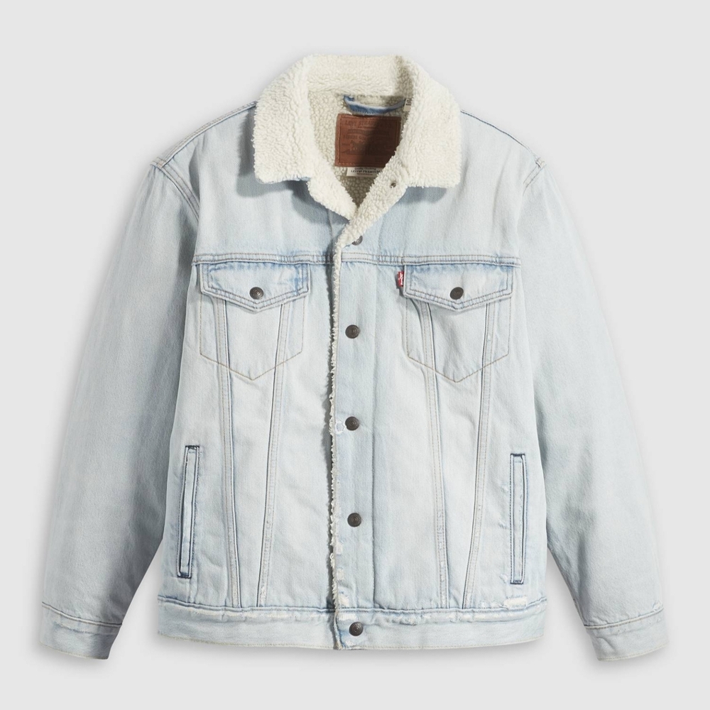 Levi’s Premium Relaxed Fit Sherpa Trucker Jacket | Men’s M size – NEW
